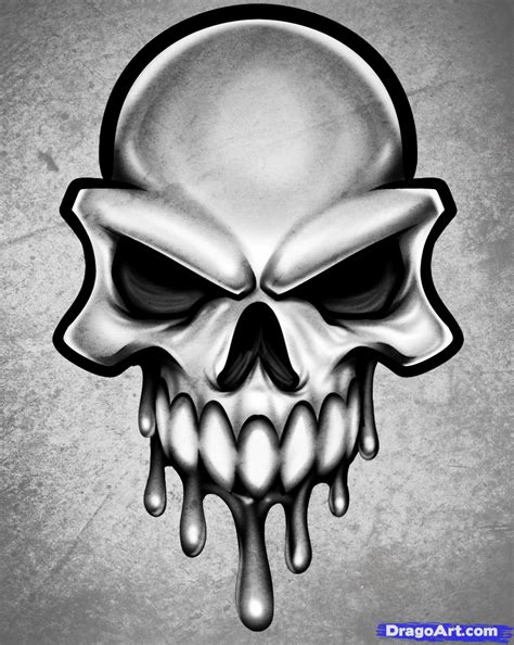 basic skull tattoo designs